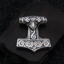 Mjolnir Necklace in 925 Sterling Silver Historical Replica from Scania