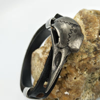 Odin's Raven Skull Bracelet