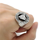 Encircled Valknut - Odin's Rune Ring