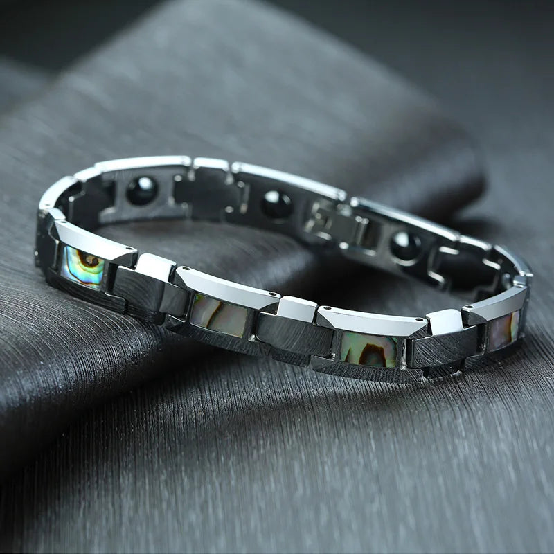 Bifrost the Bridge to Valhalla Tungsten Carbide Magnetic Bracelet