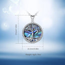 Yggdrasil on Spring, The Tree of Life Necklace 925 Silver