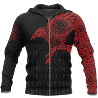 Viking Armor Raven 3D Printed Hoodie