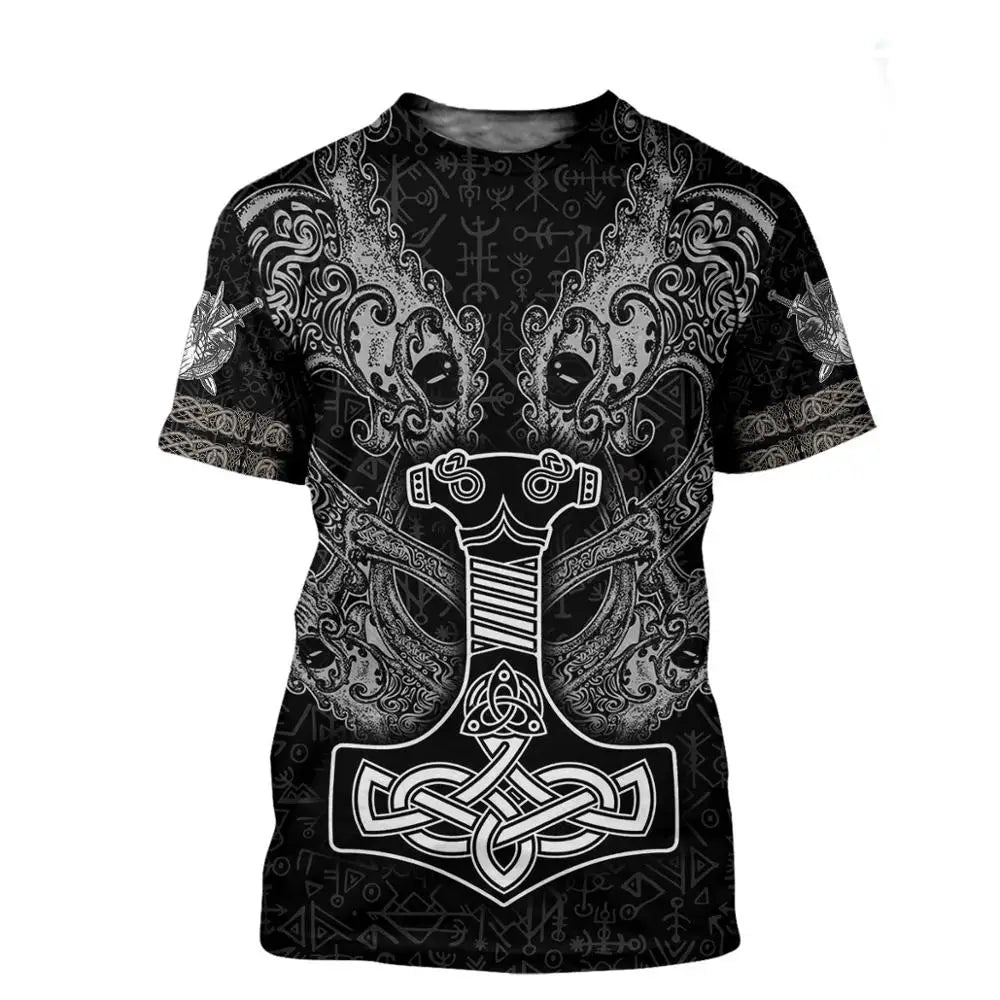 Mjolnir and Yggdrasil T-shirt