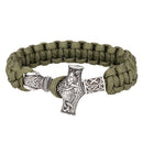 Mjolnir Hammer Paracord Amulet