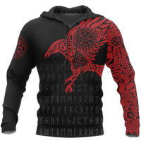 Viking Armor Raven 3D Printed Hoodie