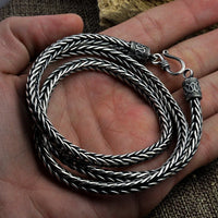 Fenrir's Binding Gleipnir 925 Sterling Silver Necklace
