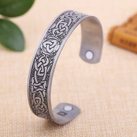 Yggdrasil, the Tree of Life with Norse Knots, Bracelet in 316L Stainless Steel