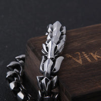 Jormungandr, the Midgard Serpent - Stainless Steel Bracelet
