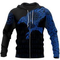 Viking Armor Raven 3D Printed Hoodie