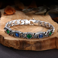 Frigg Goddess of Family 925 Sterling Silver Bracelet