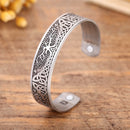 Yggdrasil, the Tree of Life with Norse Knots, Bracelet in 316L Stainless Steel