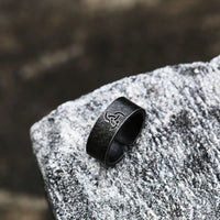 Dark Runes 8mm Adjustable Ring