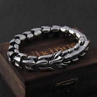Jormungandr, the Midgard Serpent - Stainless Steel Bracelet