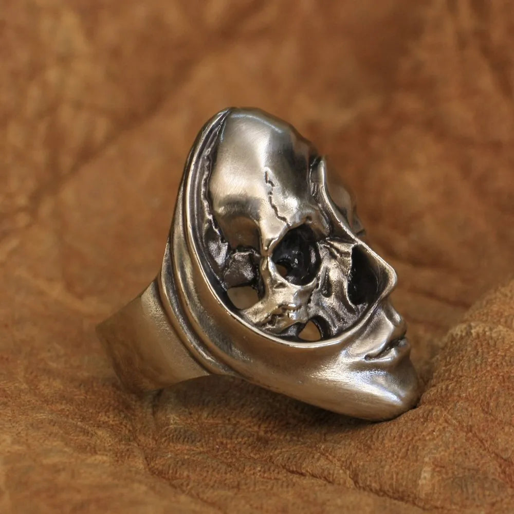 Peaceful Hel's Visage Cupronickel Ring