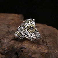 Hel's Face 925 Sterling Silver Ring