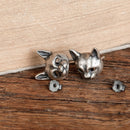 Freyja Cats 925 Sterling Silver Stud Earrings