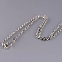 Gleipnir 925 Silver Twisted Braided Chain 3mm