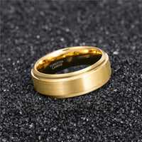 Frigg's Gold Plated Tungsten Carbide Wedding Band