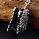 Hugin Raven of Odin 925 Sterling Silver Pendant