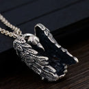 Hugin Raven of Odin 925 Sterling Silver Pendant