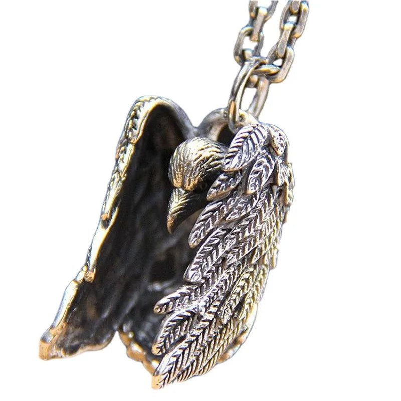 Hugin Raven of Odin 925 Sterling Silver Pendant