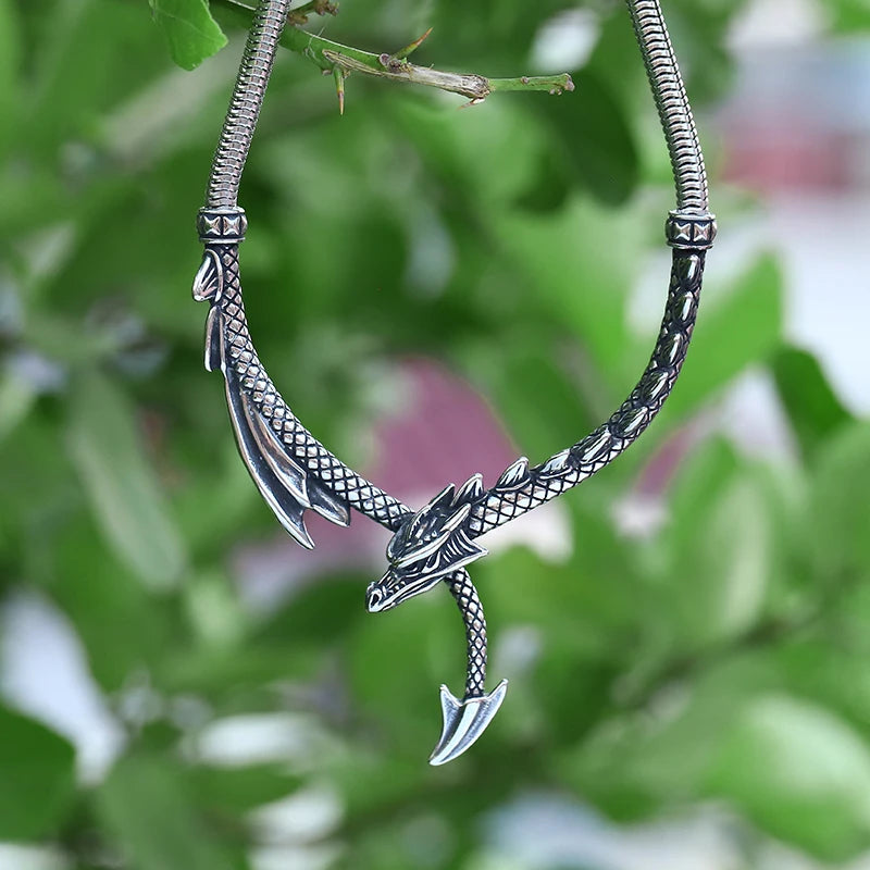 Jormungand Steel Necklace
