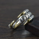 Jormungandr Claws Handmade 925 Sterling Silver Ring