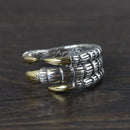 Jormungandr Claws Handmade 925 Sterling Silver Ring