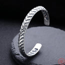 Jormungandr Dragon Scales 925 Sterling Silver Bracelet