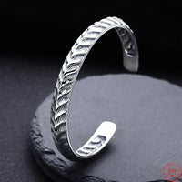 Jormungandr Dragon Scales 925 Sterling Silver Bracelet