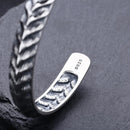 Jormungandr Dragon Scales 925 Sterling Silver Bracelet