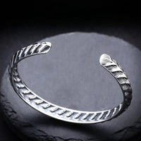 Jormungandr Dragon Scales 925 Sterling Silver Bracelet