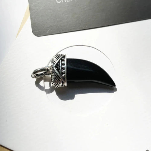 Jormungandr Fang 925 Sterling Silver Pendant