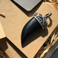 Jormungandr Fang 925 Sterling Silver Pendant