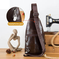 Loot Cow Leather Men's Shoulder Bag