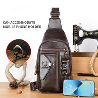 Loot Cow Leather Men's Shoulder Bag