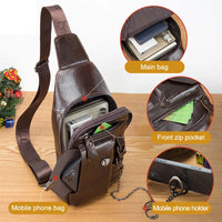 Loot Cow Leather Men's Shoulder Bag
