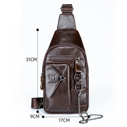 Loot Cow Leather Men's Shoulder Bag
