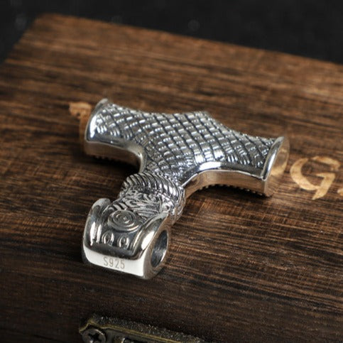 Mjolnir Necklace in 925 Sterling Silver