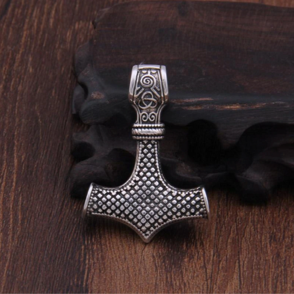 Mjolnir Necklace in 925 Sterling Silver