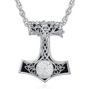 Mjolnir Necklace With Vegvisir