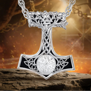 Mjolnir Necklace With Vegvisir