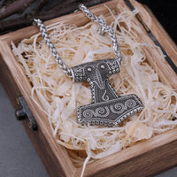 Mjolnir Steel Necklace Historical Replica from Scania