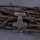 Mjolnir Steel Necklace Historical Replica from Scania