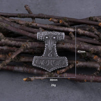 Mjolnir Steel Necklace Historical Replica from Scania