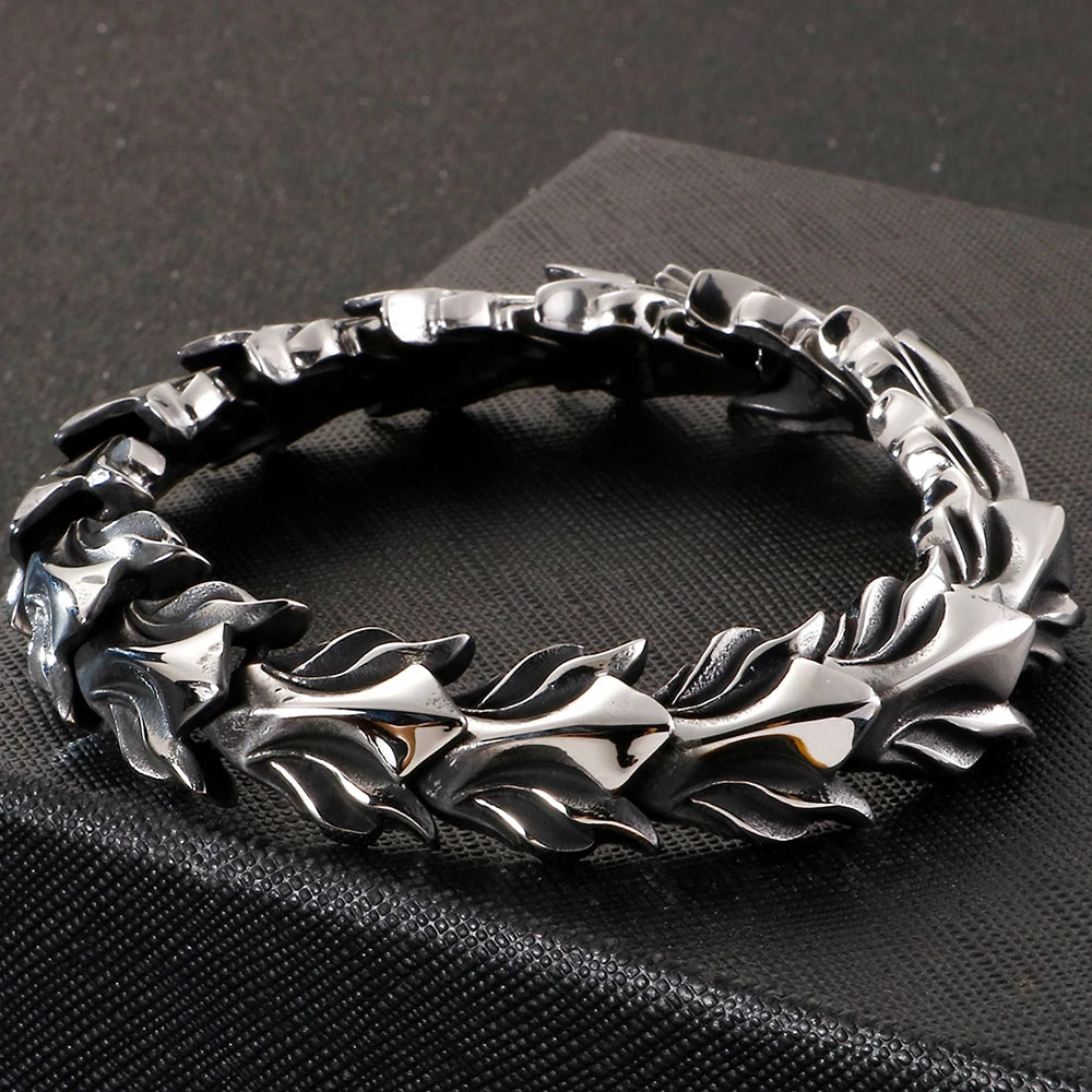 Nidhogg Dragon Steel Scales Bracelet