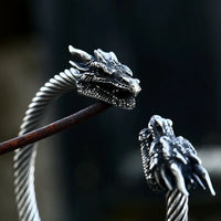 Norse Dragon Fafnir Stainless Steel Bracelet