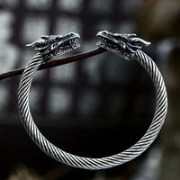 Norse Dragon Fafnir Stainless Steel Bracelet