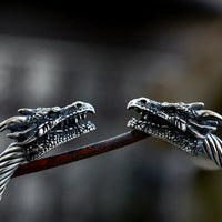 Norse Dragon Fafnir Stainless Steel Bracelet