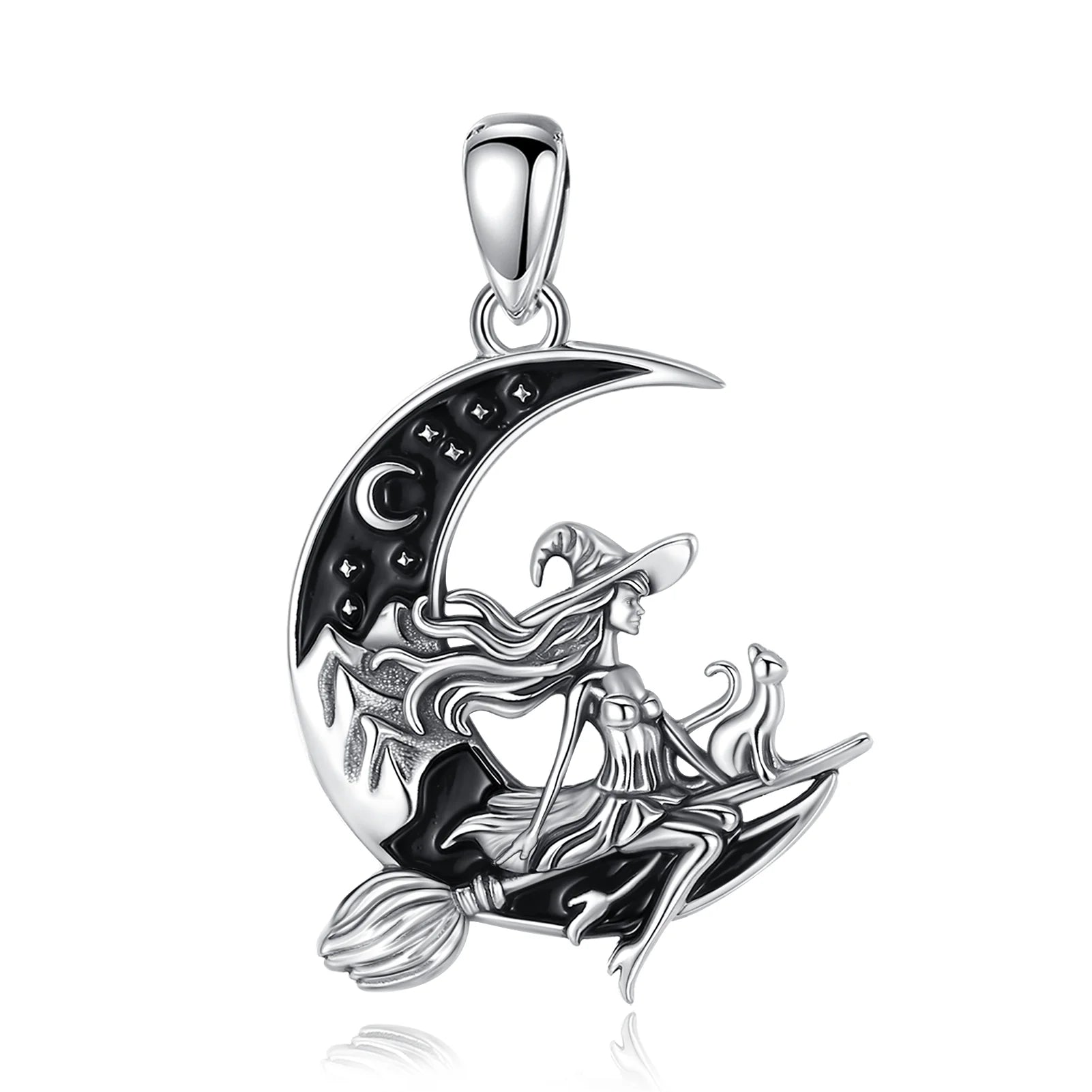 Norse Witch Volva 925 Sterling Silver Necklace